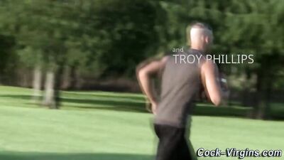 Young and eager, he tries anal for the first time.