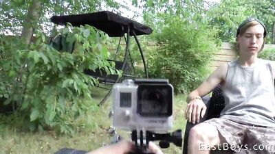 "Caravan Boys Take It Off for a Hunky Swedish Surfer Dude"