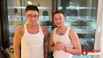 Hardcore Queuing, Small Ass and Big Dick: Couples Amateur Porn