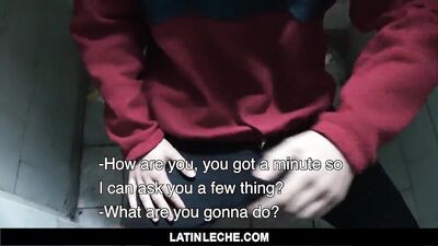 A Latin Lover in Leather Jacket - Gets Enchanted by a Seductive Man to Masturbate