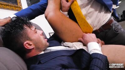 Vadim Romanov’s massive cock penetrates Andy Star in hot gay sex scene