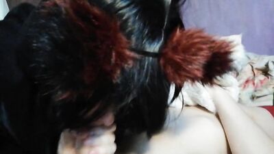 Anal sex with hot bull stud in a leather harness and chaps