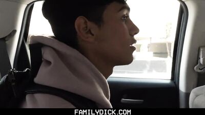 Spanish Twink Lured by Dads Dick in Family Dicks