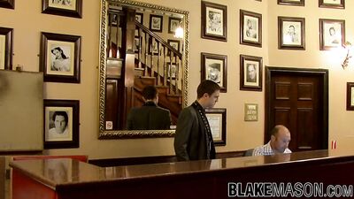 Male Brits go down on one another while aggressively fucking in the ass