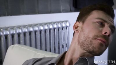 Inmate Romani gets rough anal penetration from prison guard Skye