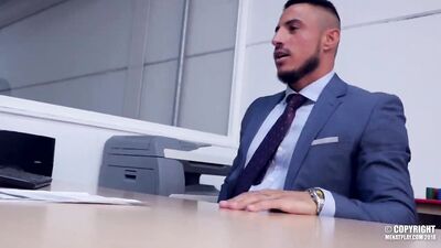 Klein Kerr F**ks Lukas Daken to Win the Competition at the Office