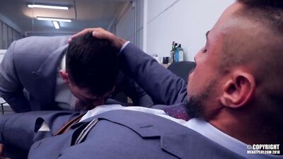 Klein Kerr F**ks Lukas Daken to Win the Competition at the Office