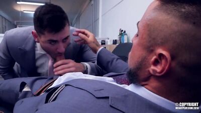 Klein Kerr F**ks Lukas Daken to Win the Competition at the Office