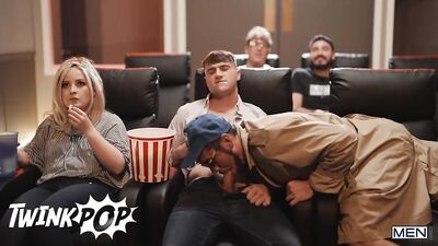Two Straight Guys Gone Gay - A Trip To The Movies With Dante, Michael, and Troye