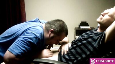 Straight-laced young stud