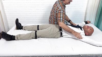 Leon Carrera gets tickled into submission by a dominant top