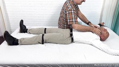 Leon Carrera gets tickled into submission by a dominant top