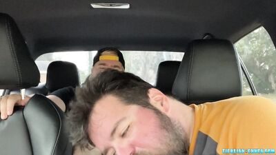 Bear-sized Nemo enthusiastically pleasures his buddies’ feet and toes with his tongue