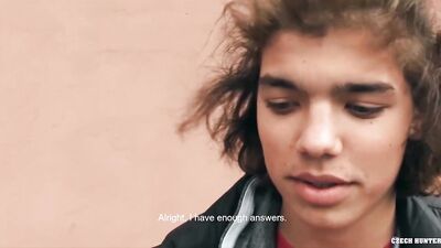 Long-haired amateur in Czech Republic gets barebacked by a hunter