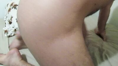 My straight friend touching me for the first time