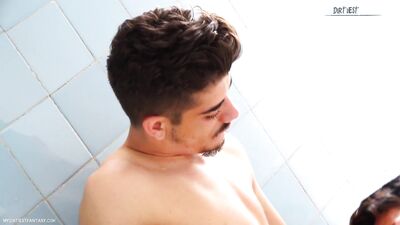 sweaty 19 years old sport guys fuck raw in the locker room (BAREBACK)