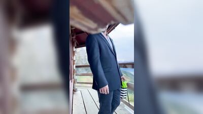 Buddy’s wife went to bed early at wedding, so he fucked me instead.