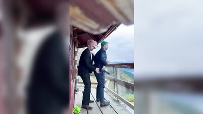 Buddy’s wife went to bed early at wedding, so he fucked me instead.