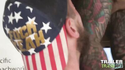 TRAILERTRASHBOYS Bearded Jack Dixon Barebacks Wesley Woods