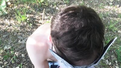 Almost got burned in front of three guys in nature