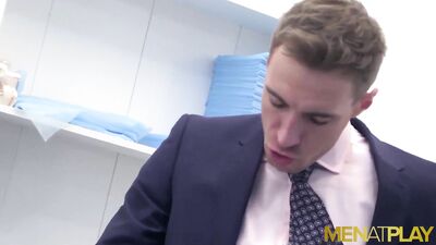 MENATPLAY Hunky Kayden Gray Anal Fucks Doctor Mike De Marko