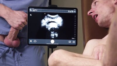 FunSizeBoys - Tall doctor and nurse breed tiny ultrasound bottom