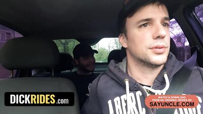 Hot Driver Jonas Matt Agrees To Give Chiwi Black A Ride If He Gives Him His Asshole - Dick Rides