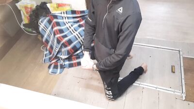 Russian boy fucks an artificial vagina