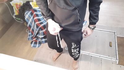 Russian boy fucks an artificial vagina