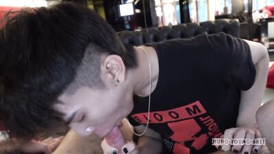 2x 18yr in Spunky Student Sandwich @ PARTY by HUNG BB Boys