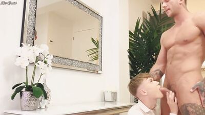 Beautiful Twink Kai has his Smooth Ass Creampied by Hunky Boyfriend Zilv