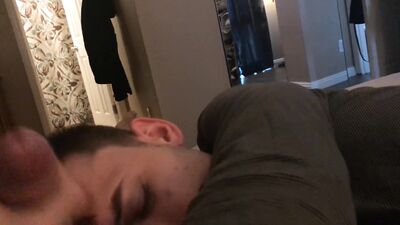 Cute Hung Teen Cums all over me