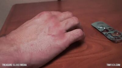 Deep throat infection leads to rough anal play