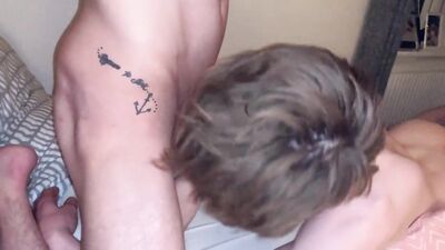 Big, Straight and Hairy: A Three-Way Threesome with Harri Oakland, Clayton Fox, and Reece McKenzie