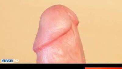 Jonny, a well-endowed straight man with muscular thighs, jacks off with his thick dick!