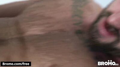 Bro-mance: A Tatted Adonis Takes a Rump-Riding Ride on His Ink-Covered Assistant