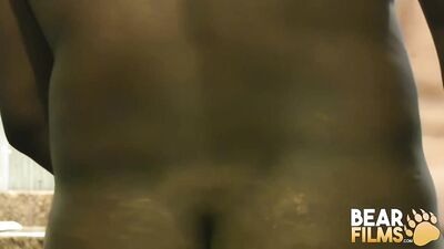 Bear-pierced bear Nate Wolfe rides hairy Tony Banks BBC