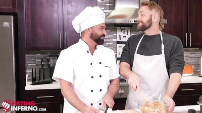 The Turkey Stuffing Surprise: A Double-Fisted Delight with Josh and Dominic - Fisting Inferno