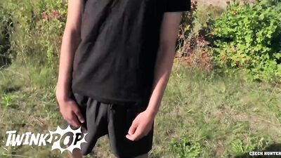 GOLDEN PLOW - Strong and Muscular Farmer Approaches a Curious Twin and Invites him to Ride the Plow