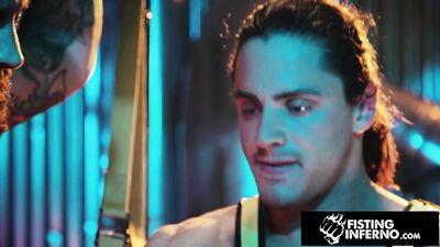 Tied Up And Taken By Two Muscular Men With Intense Hairiness