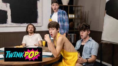 Double Penetration with Drake Von and Joey Mills - Two Tight Twinks Take It All the Way