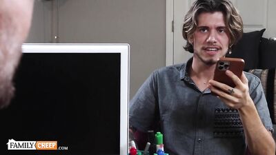 Sexy Twink Gets Down and Dirty with Hot Uncle at Job Interview