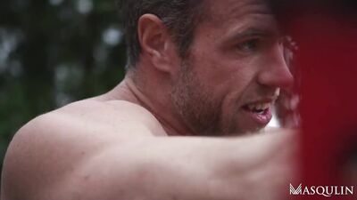 Pierced Muscles and Flexing Abs: Alex Mecum and Bareback Banging with Pierce Paris