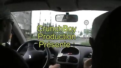 My friend's hetero dick is being sucked on Leroy Merlin's parking lot