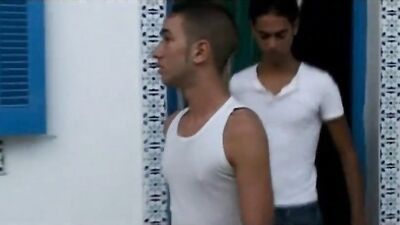 Young blonde getting fucked by a young brown man with a dick.