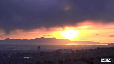 Brian Michaels appreciates the tight ass of Beaux Banks.