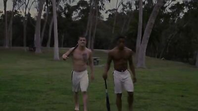 Gay Muscle Interracial Blowjob