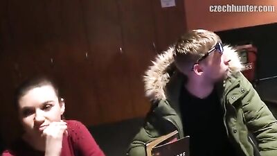 He cut a JH (slang for "just here" or "newcomer") at the bowling alley and took him home with him.