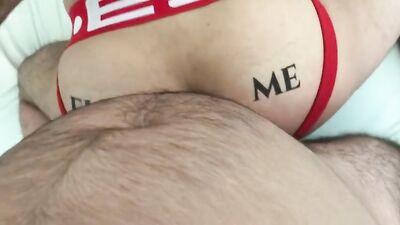 Gay porn title: "Bedazzled by a guy from my neighborhood (Part 1)