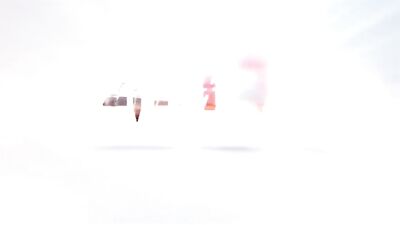 Young redhead gets fucked by two bottoms at once